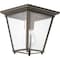 Progress Lighting Burlington Collection One-Light 7" Outdoor Flush Mount P550035-020 - alternate 1